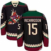 Phoenix Coyotes #15 Richardson Black CCM Throwback Stitched Jersey DingZhi,baseball caps,new era cap wholesale,wholesale hats